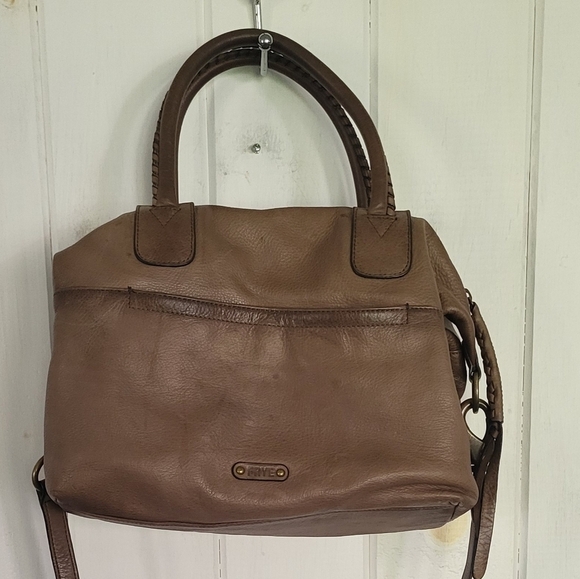 Frye Jenny Leather Crossbody Top Braided Handle Bag - Picture 1 of 15